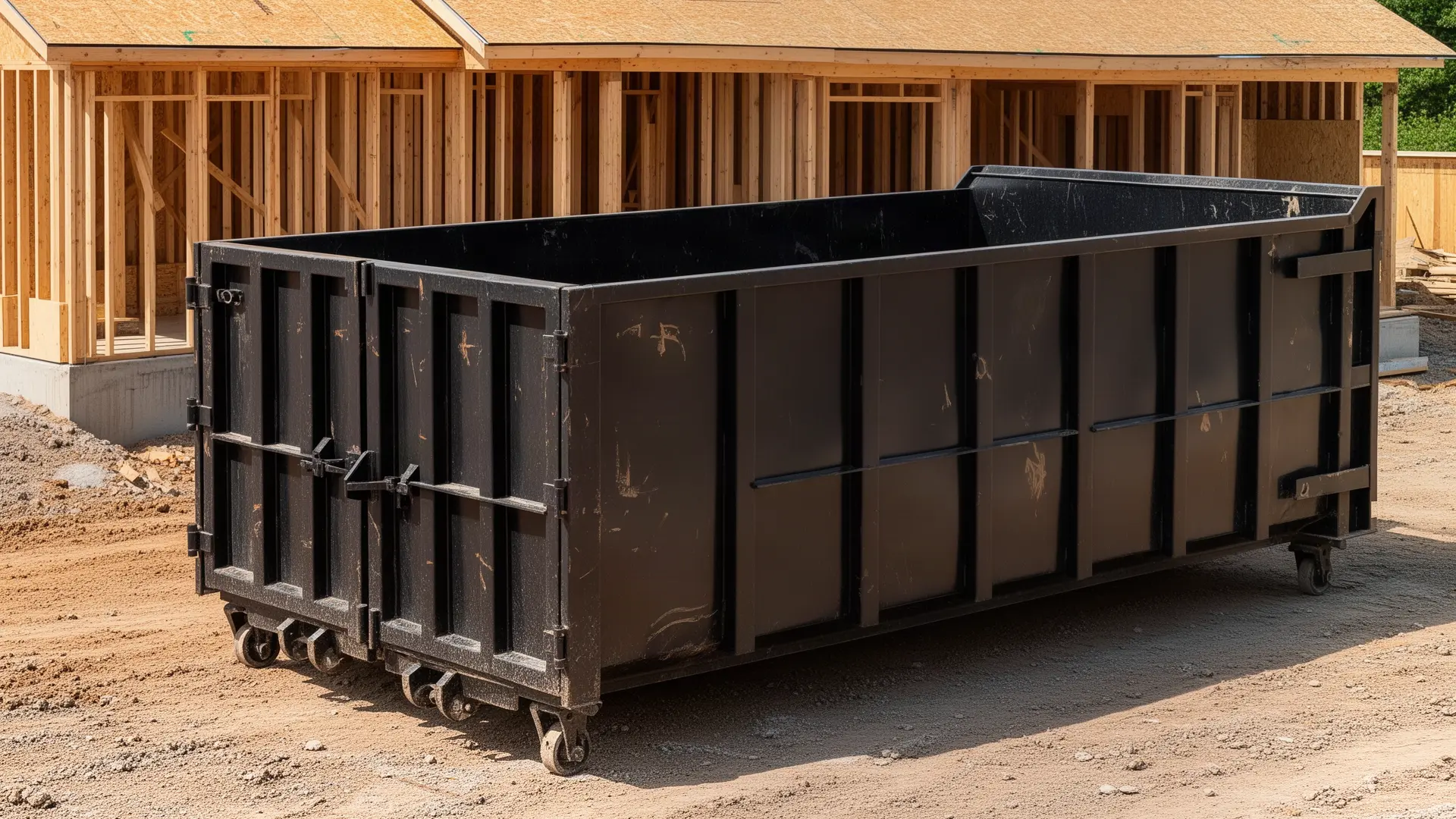Roll-off dumpster from Double Eagle Dumpster Rental in Springfield, MO